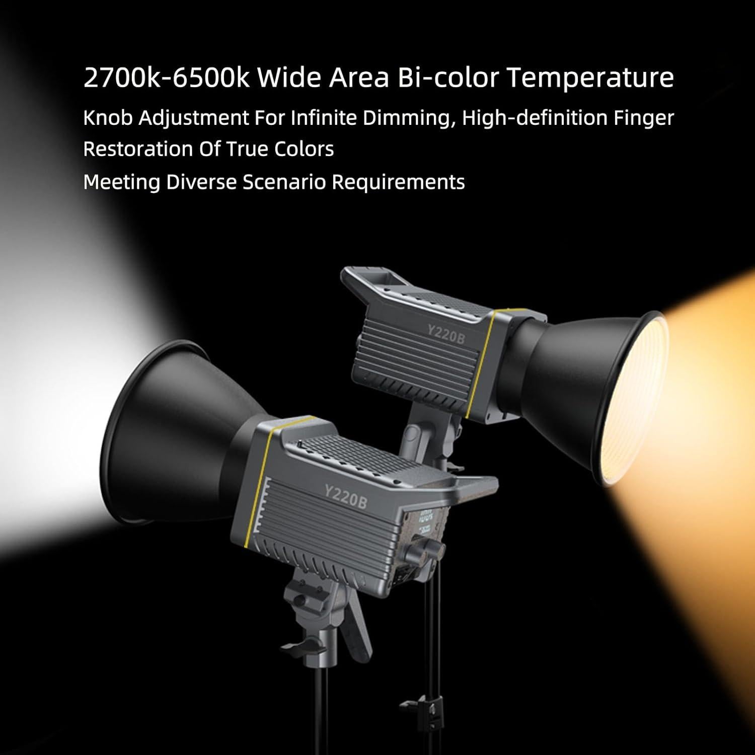 Luz de Video LED Bi-Color 220W JatureClets JC-220W