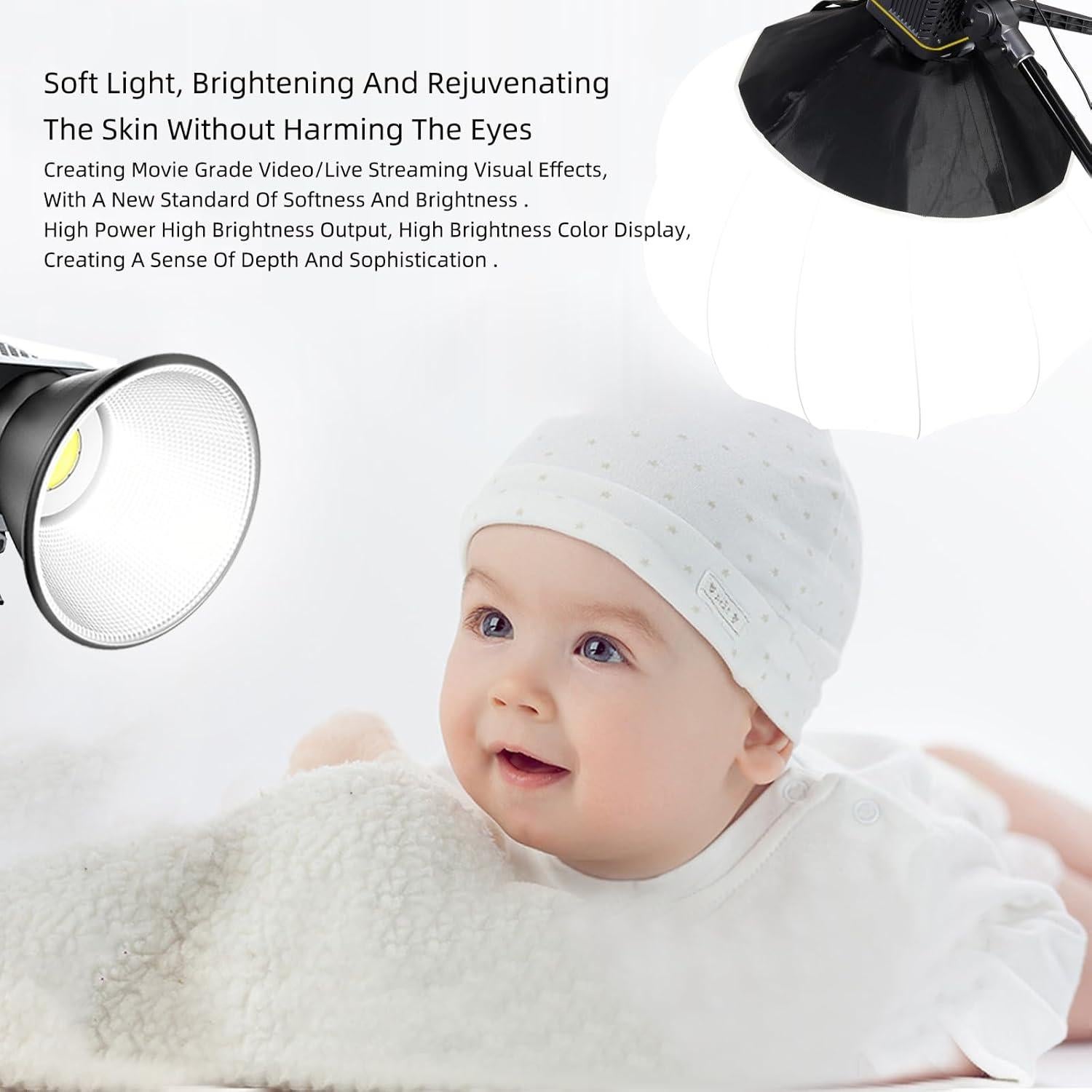 Luz de Video LED Bi-Color 220W JatureClets JC-220W