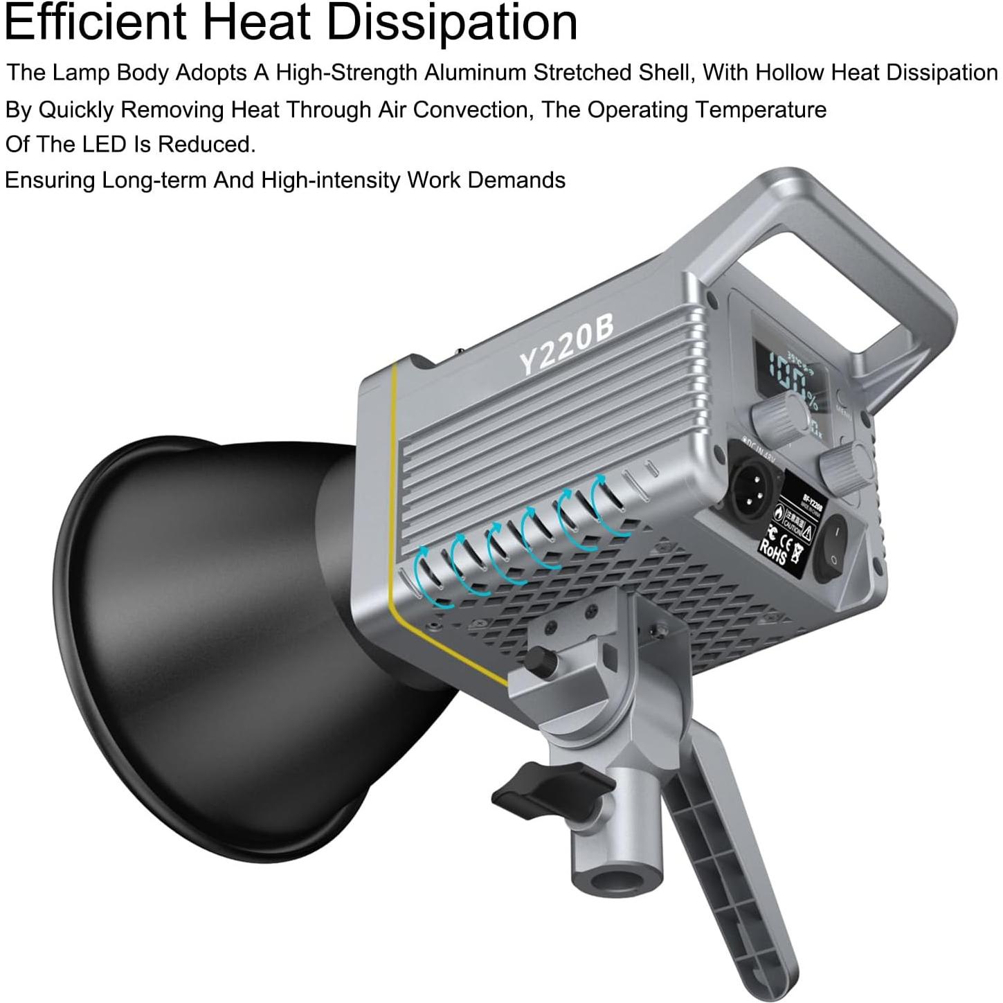 Luz de Video LED Bi-Color 220W JatureClets JC-220W