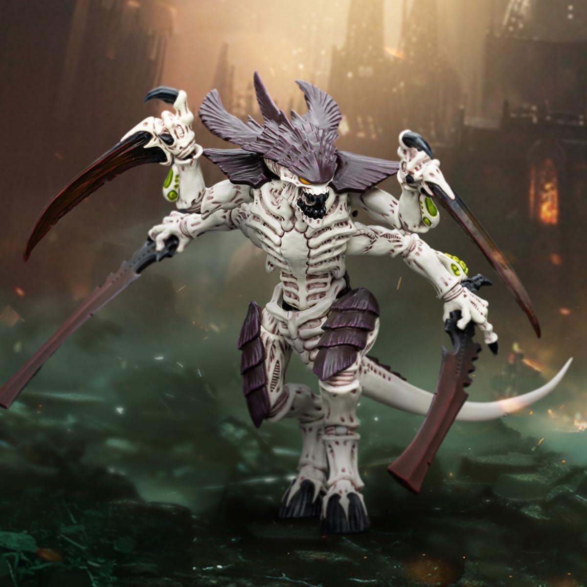 Figura de Acción JOYTOY Tyranids Guerrero 18 cm con Espadas