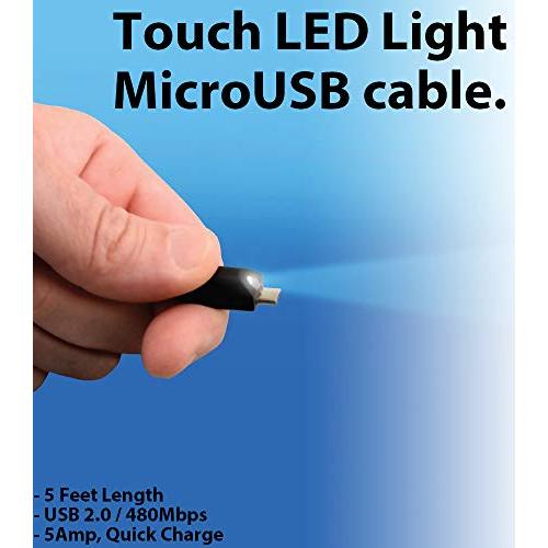 Cable MicroUSB LED Vol 1.52m para BLU Studio X8 HD