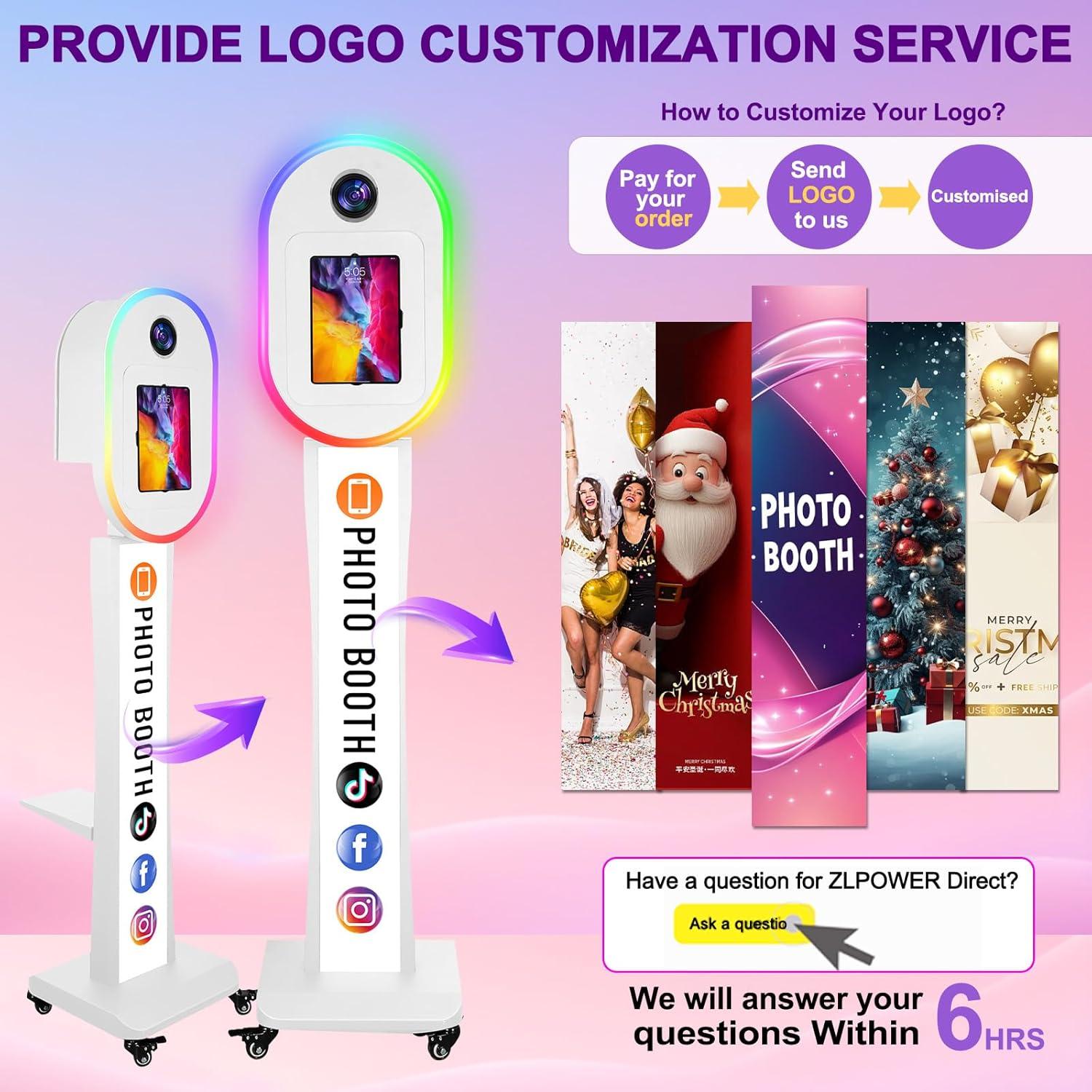 Cabina de Fotos ZLPOWER para iPad y Cámara - Alquiler Bodas