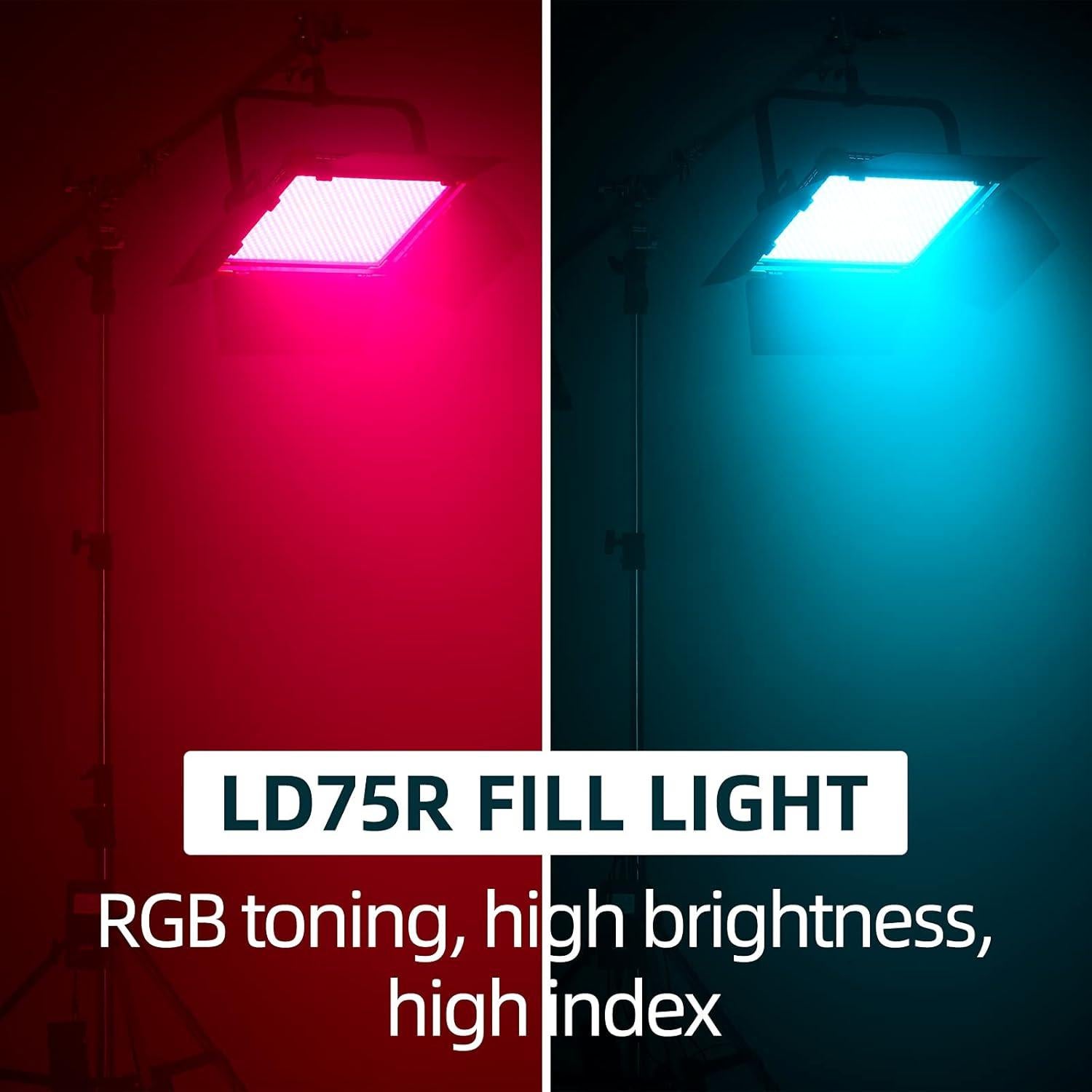 GODOX LD75R Luz de Panel RGB 2500K-8500K 14 Efectos FX