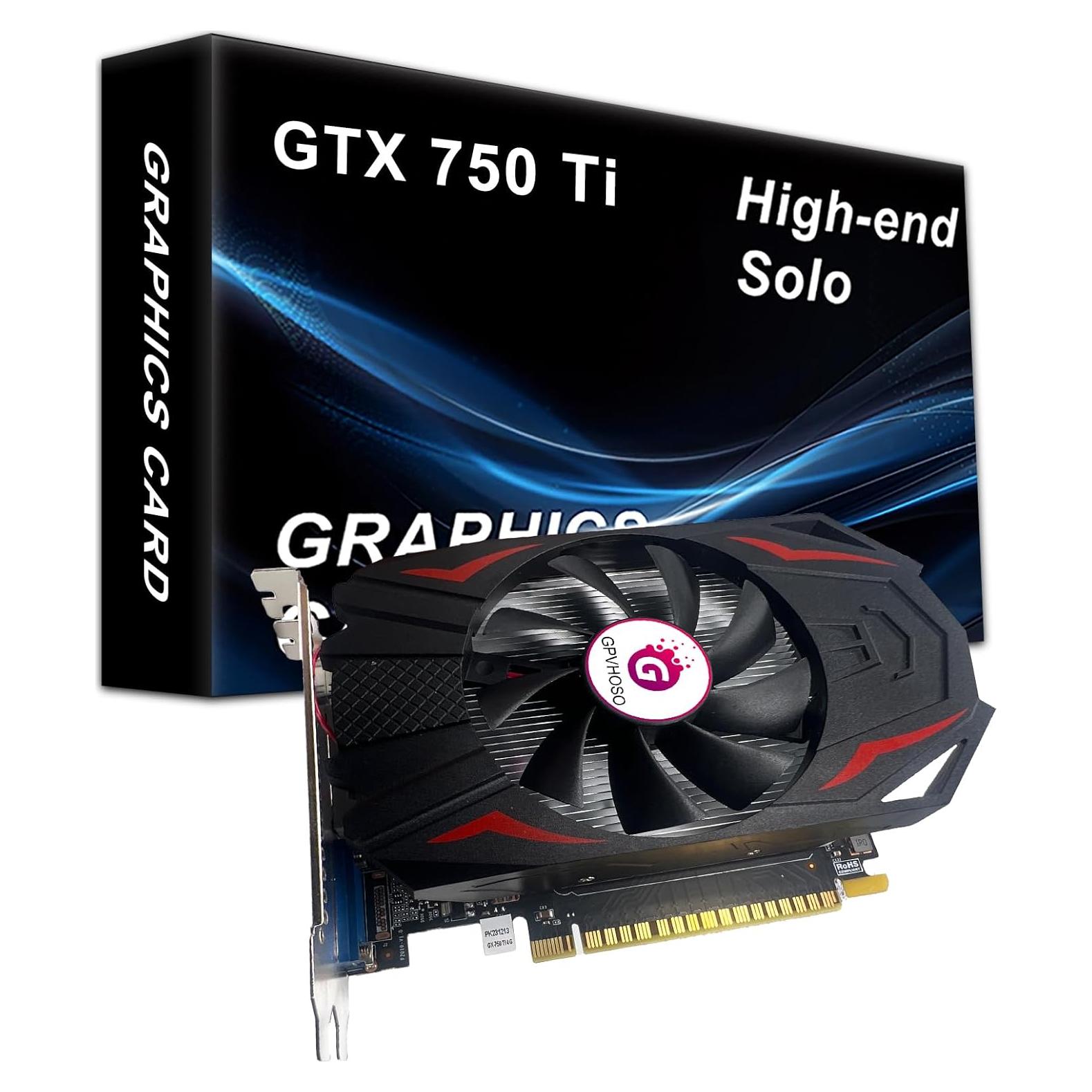 Tarjeta Gráfica GTX 750Ti 2GB GDDR5 PCIe HDMI DVI VGA