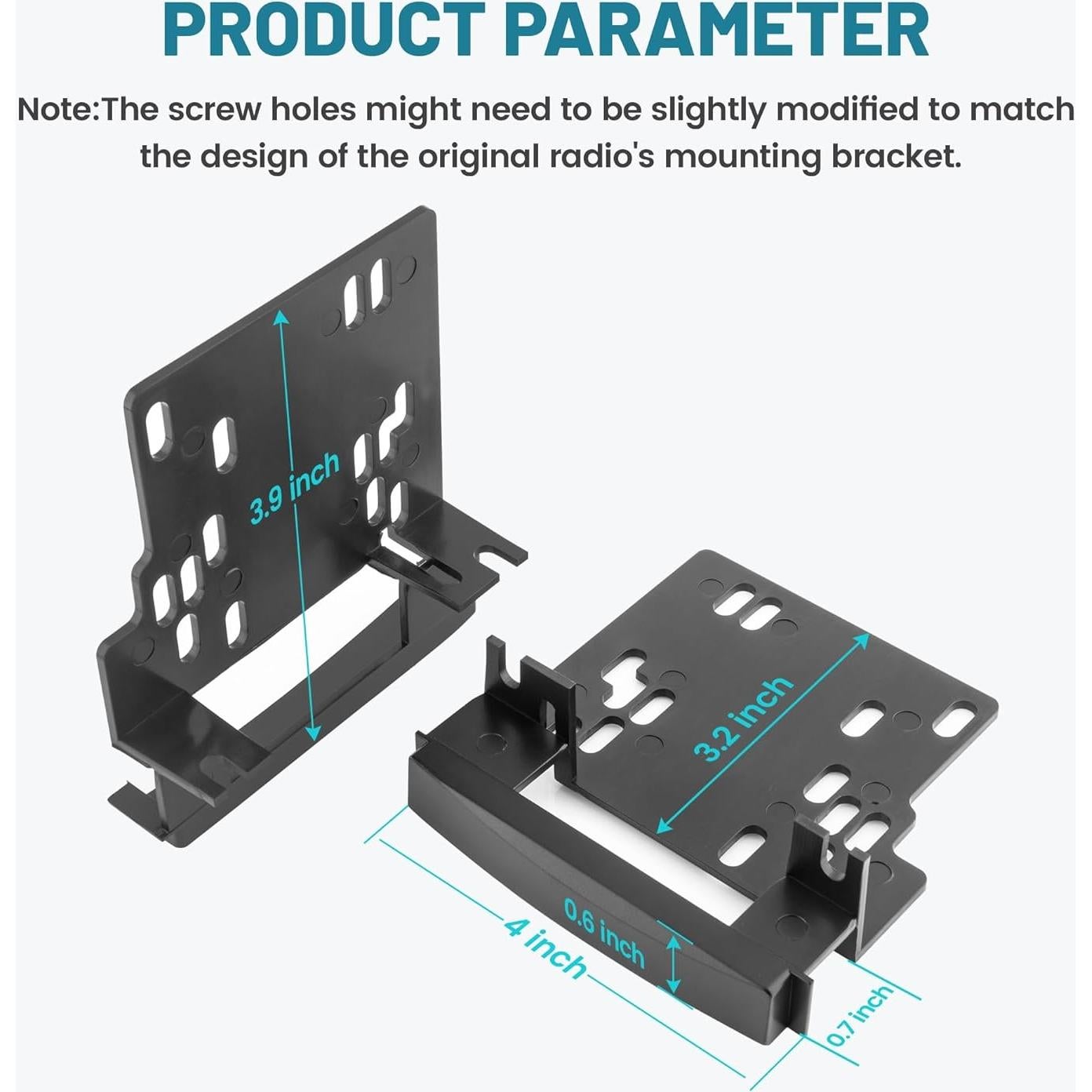 Kit de Instalación Radio Doble DIN NuIth para Chrysler/Dodge/Jeep