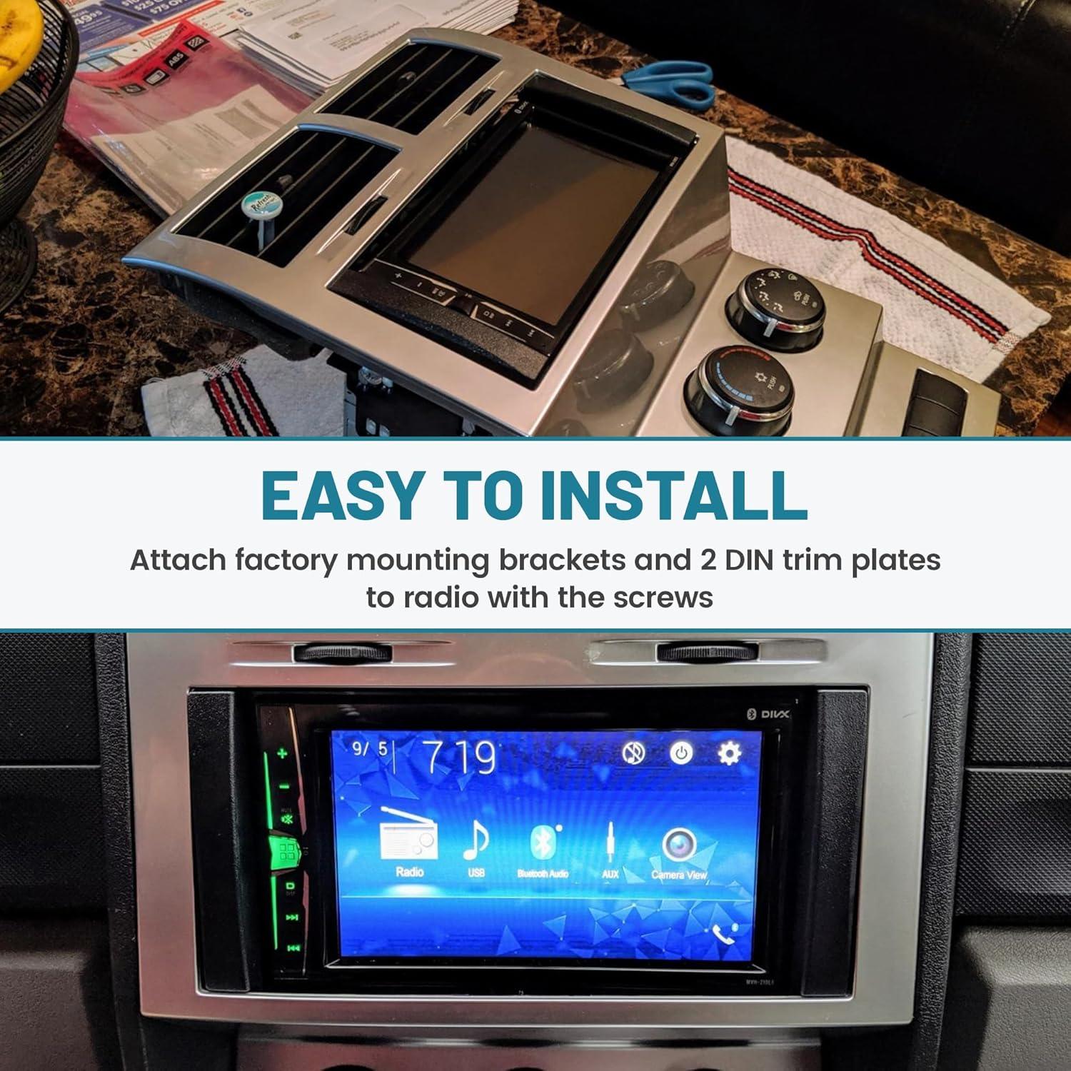 Kit de Instalación Radio Doble DIN NuIth para Chrysler/Dodge/Jeep