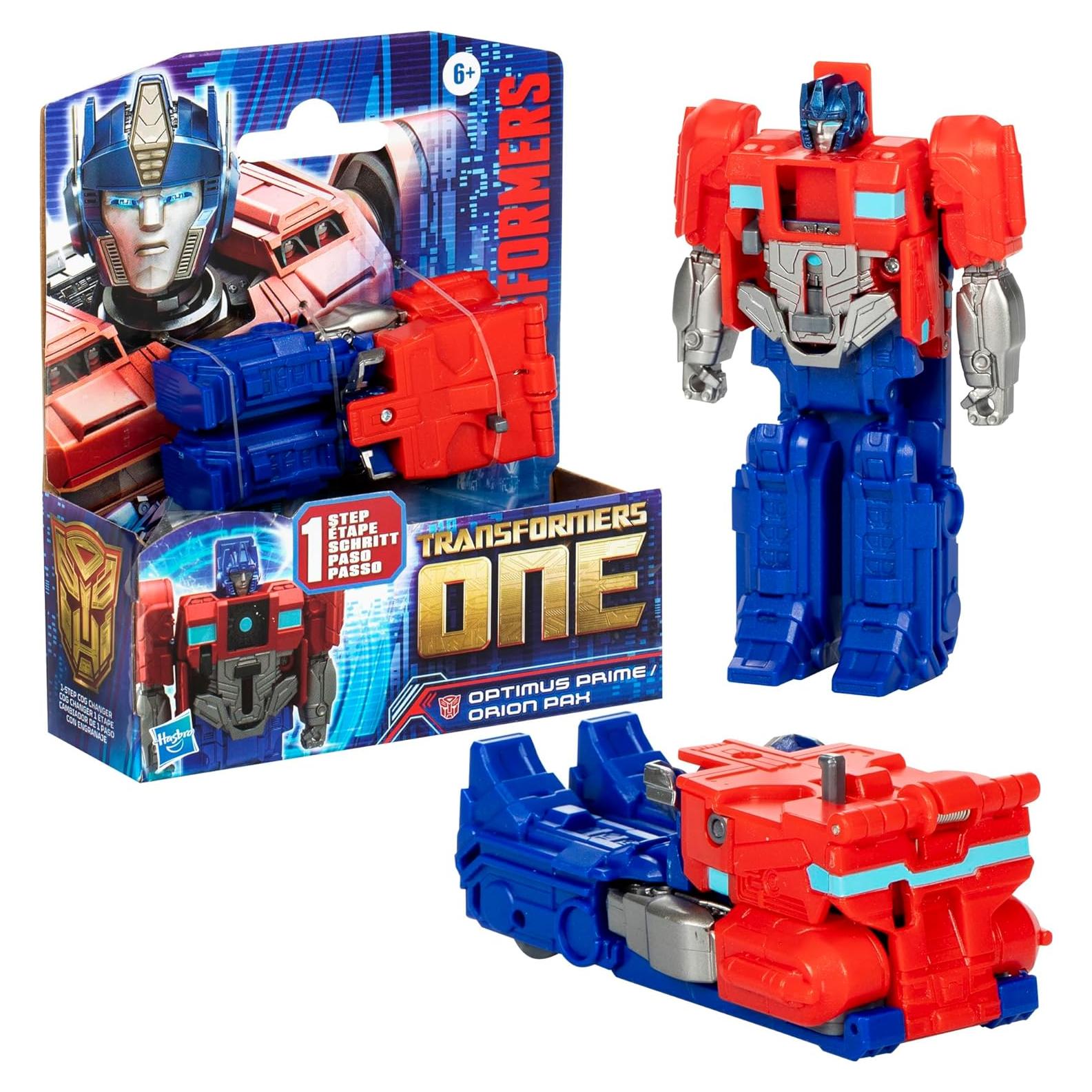 Figura de Acción Transformers One Optimus Prime 10 cm 2 en 1