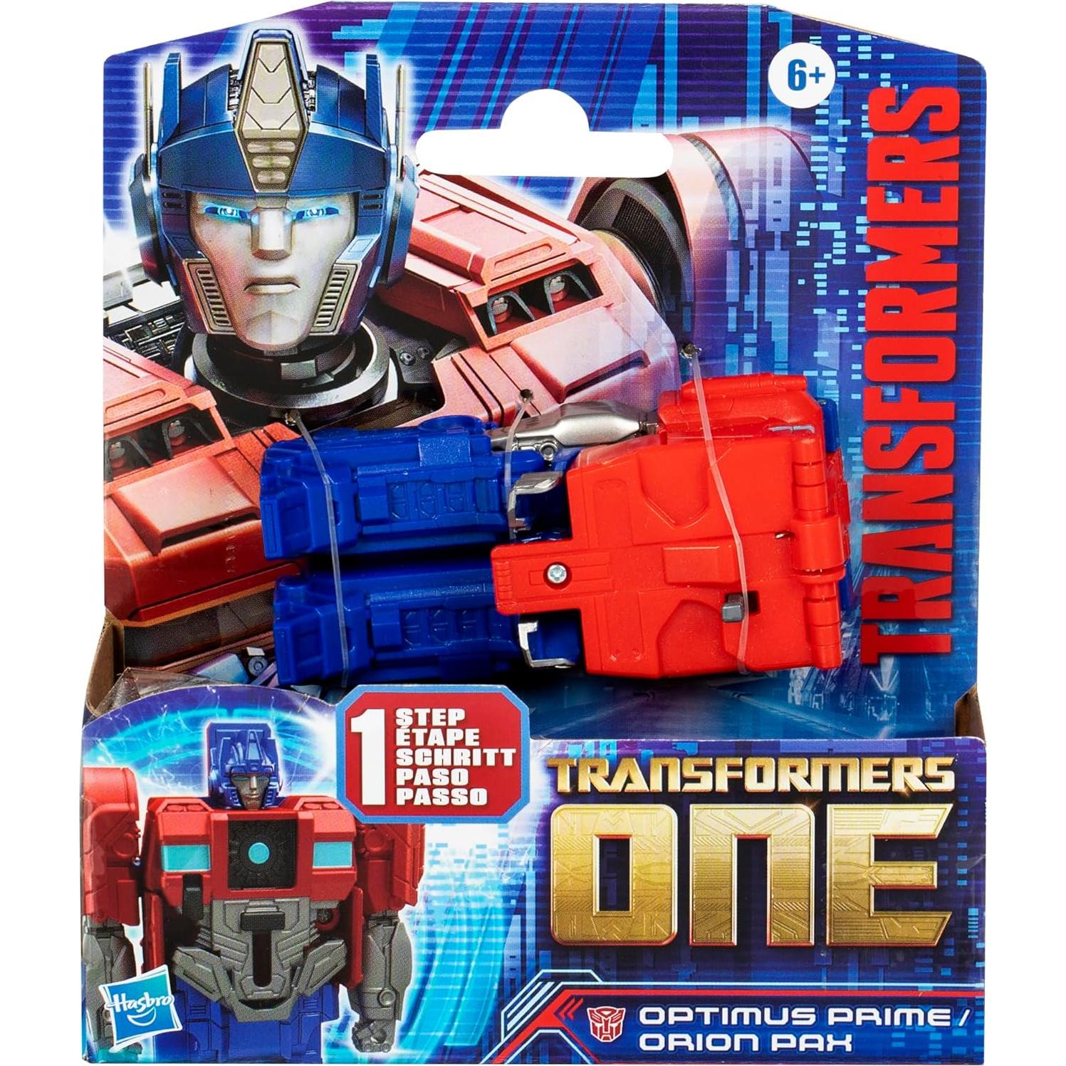 Figura de Acción Transformers One Optimus Prime 10 cm 2 en 1