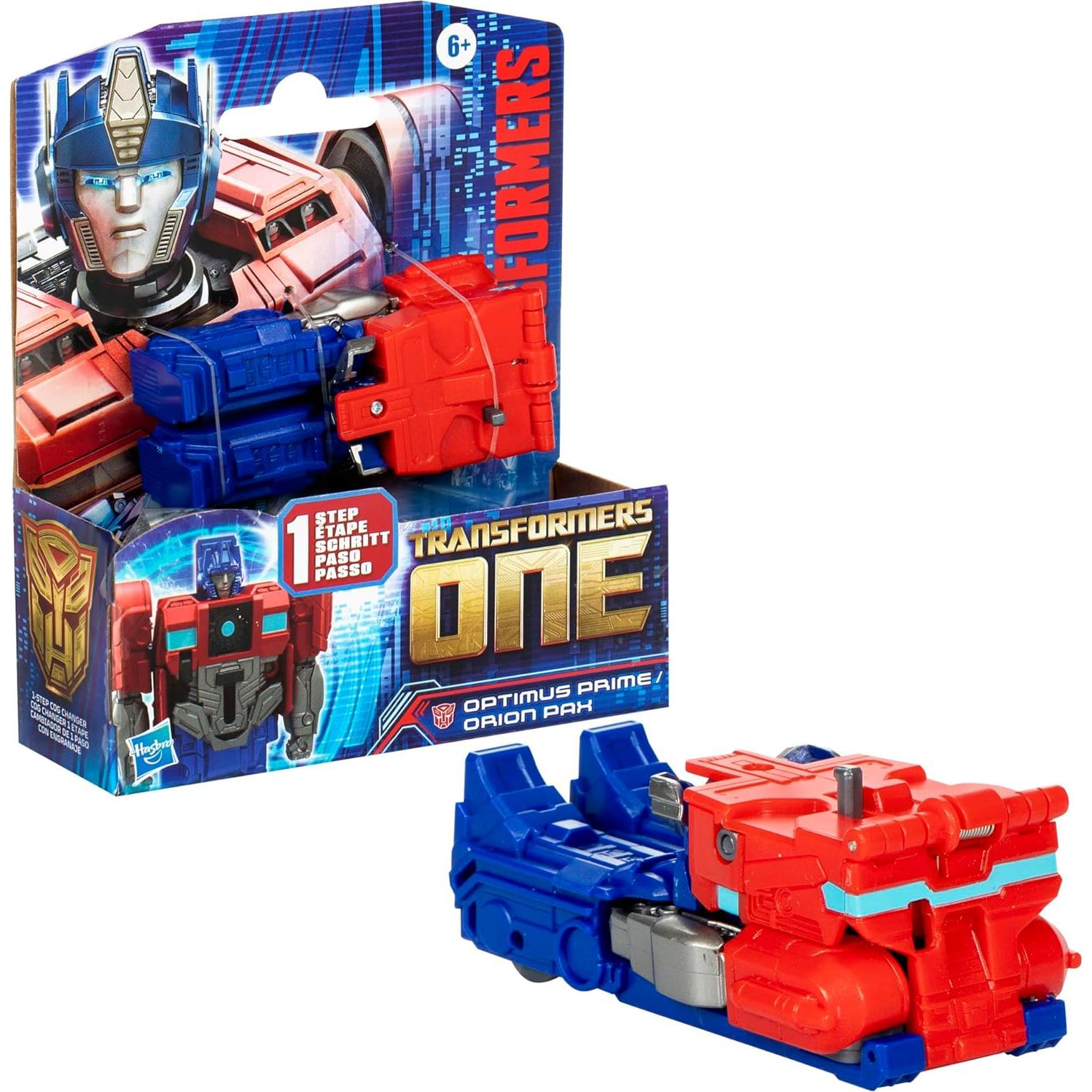 Figura de Acción Transformers One Optimus Prime 10 cm 2 en 1