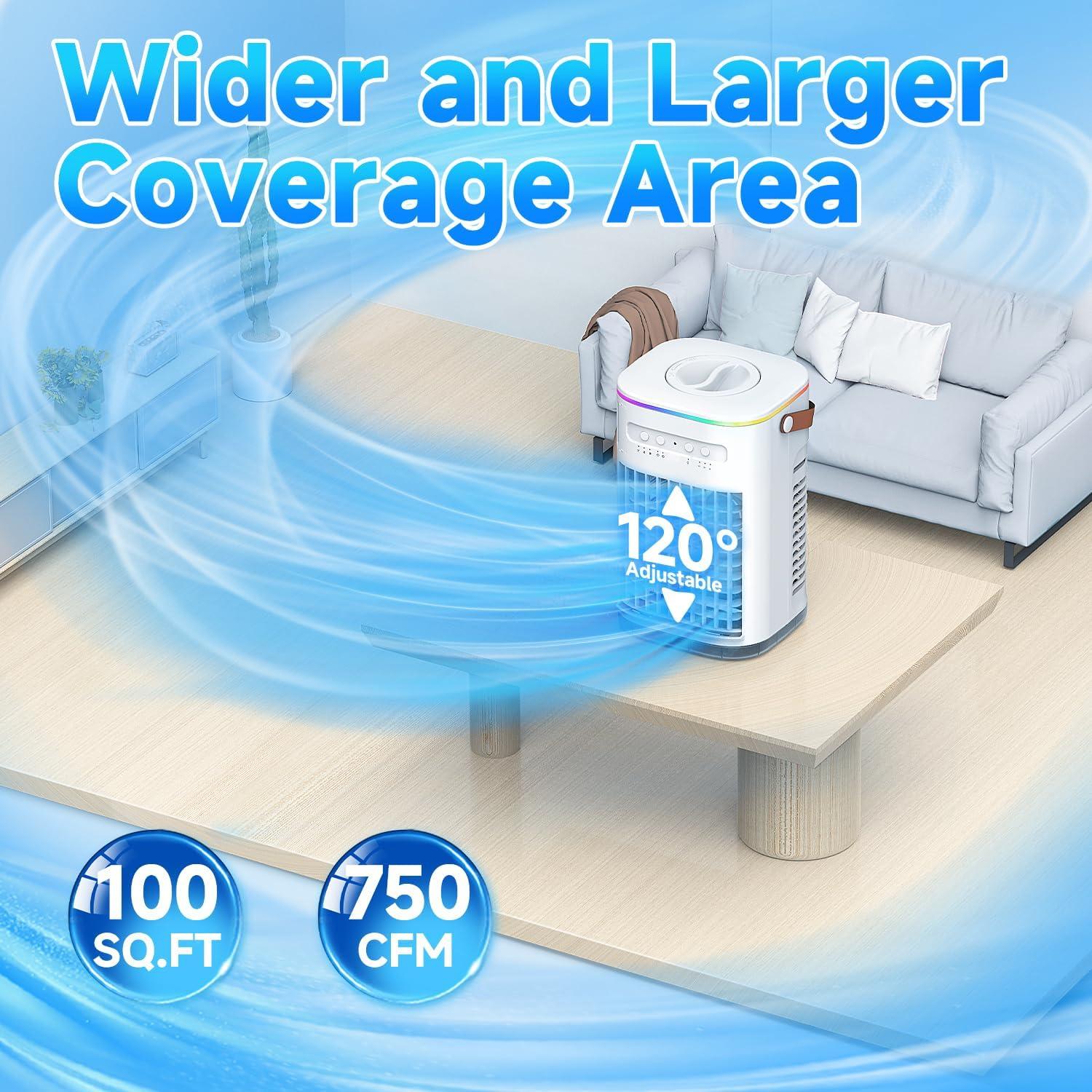 Aire Acondicionado Portátil FANCOLE TF06 4-en-1 1200ML