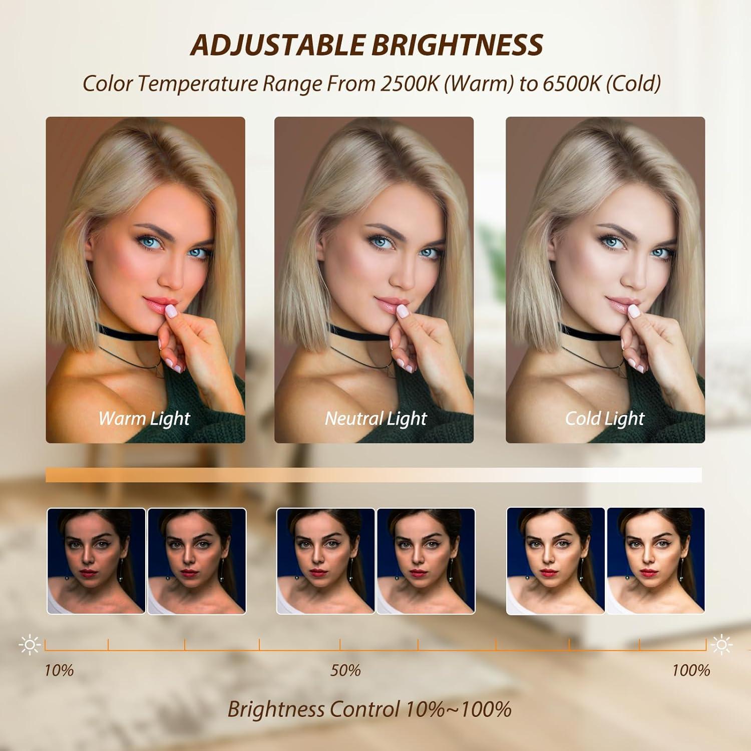 Estabilizador de Video para Smartphone WBLOOMSI con Luz LED 8000mAh