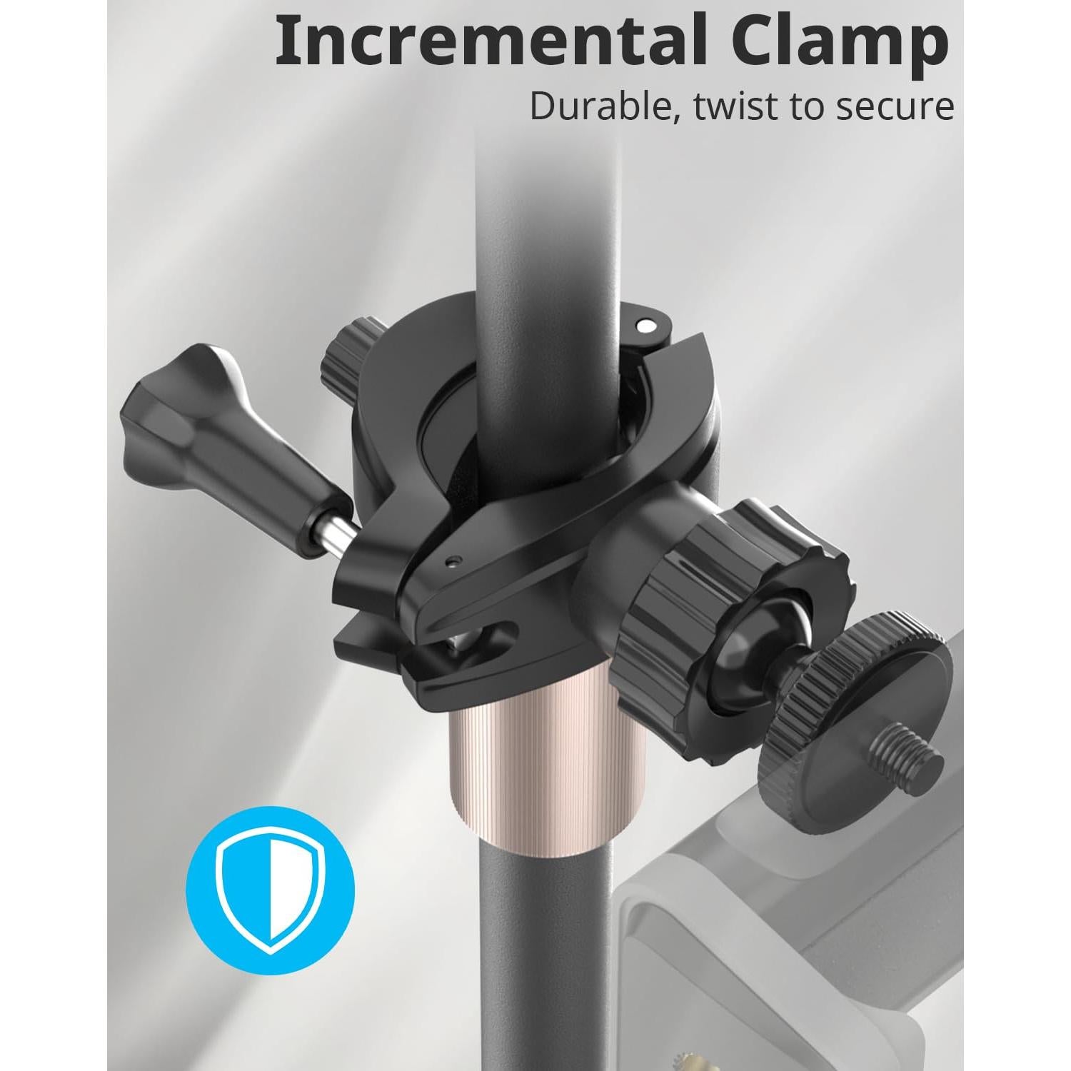 Luz de Anillo UBeesize 25.4 cm con Soporte y Control Remoto