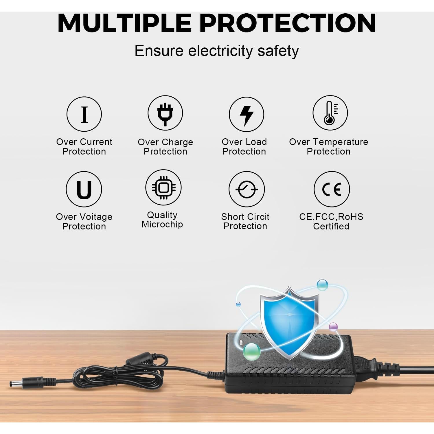 Adaptador de Alimentación 15V 4A LeTaoXing para Neewer