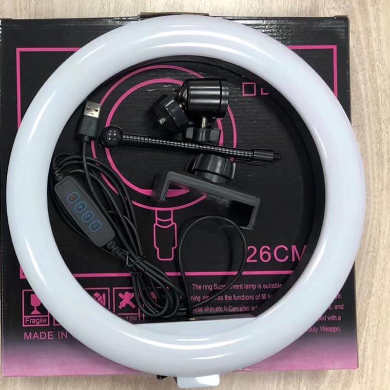 Anillo de Luz LED 25.8cm ThtRht con Soporte para Teléfono USB