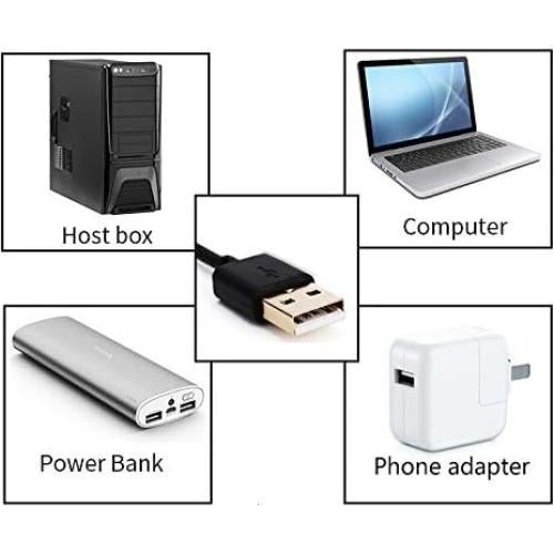 Anillo de Luz LED 25.8cm ThtRht con Soporte para Teléfono USB