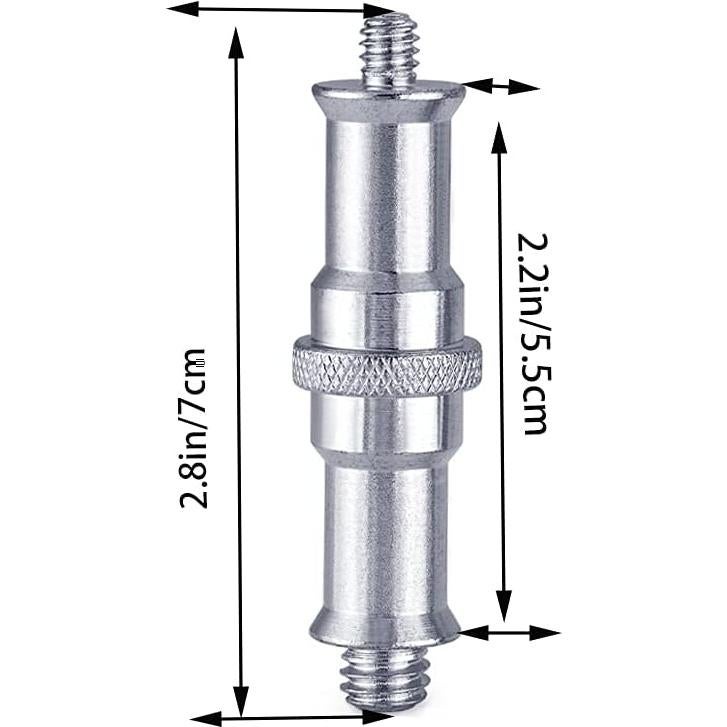 Adaptador Tornillo Macho 1/4 a 3/8 KuuGuu 70mm Aluminio