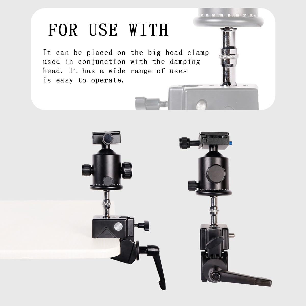 Adaptador Tornillo Macho 1/4 a 3/8 KuuGuu 70mm Aluminio