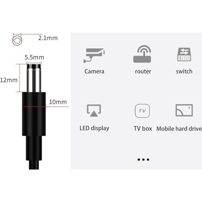 Adaptador de Corriente 15V 5A Neewer Ring Light 14" 18"