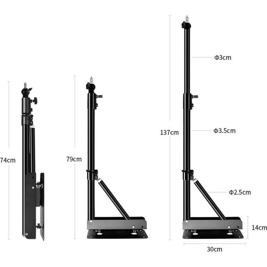 Soporte de Pared Ajustable LTRINGYS para Luz de Anillo 130cm