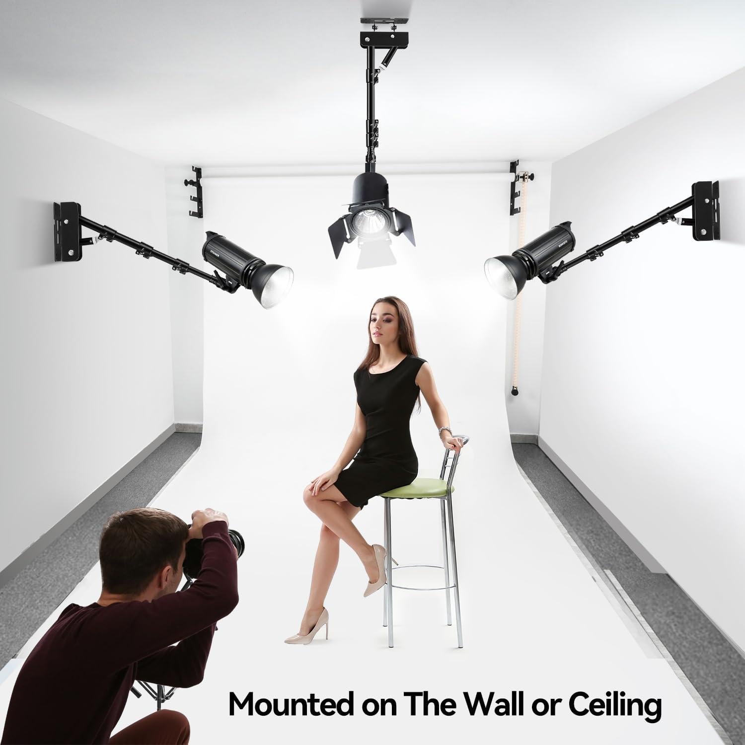 Soporte de Pared Takerers LS03 1.1m para Luz de Fotografía