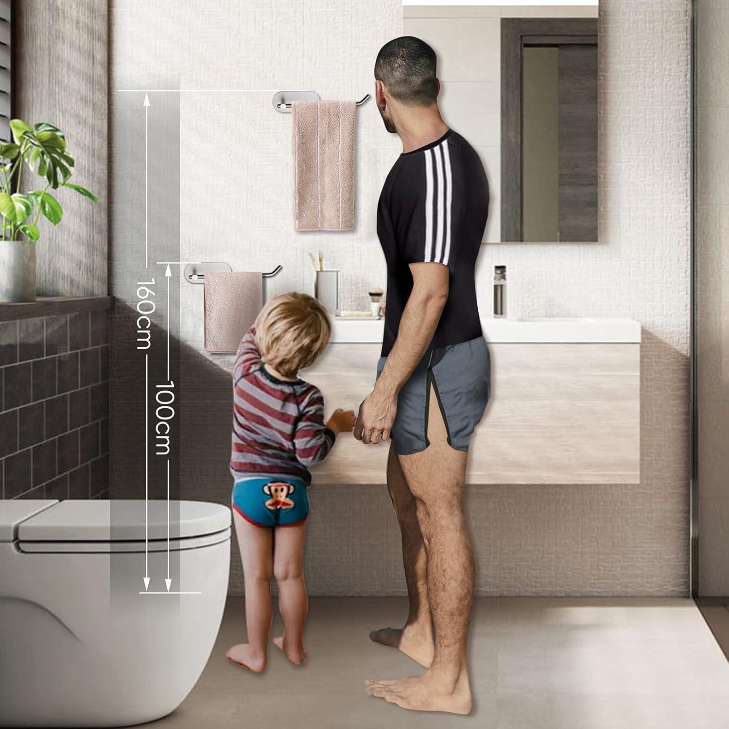 Anillos de Toalla SUNTECH T-1 2 Paquetes Soporte Adhesivo