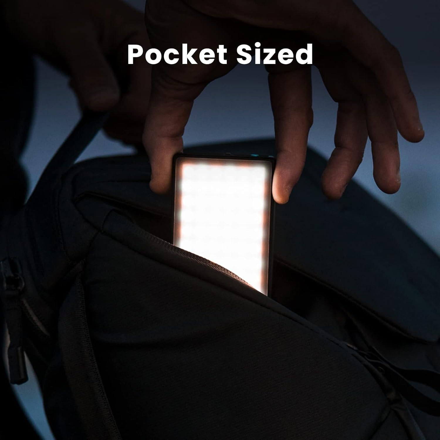 Bicolor Panel Mini LED Light for Professional DSLR Cameras | Adjustable Panel Mini, LCD Display | Photo and Video Lighting, Long Battery Life | Fits Sony, Nikon, Canon, Fuji, Panasonic