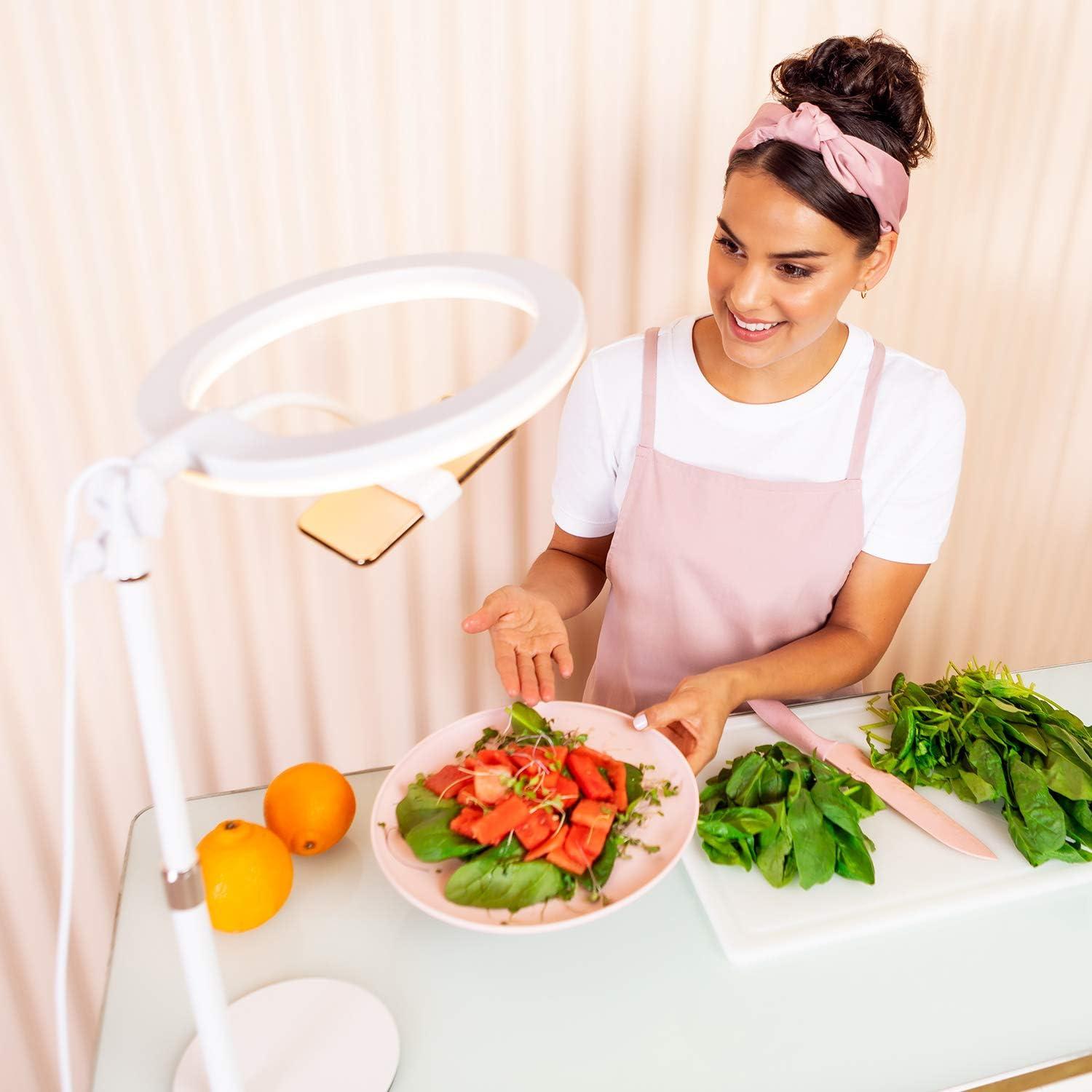 Luz de Anillo LITTIL Superstar 10" Ajustable 3 Modos de Luz