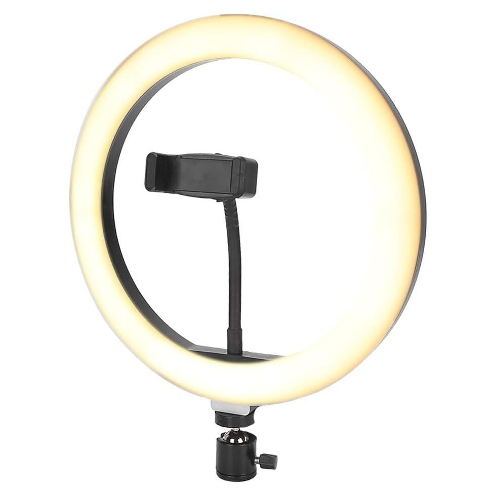 Cabezal de Anillo de Luz LED ZJchao 18W 26cm Ajustable