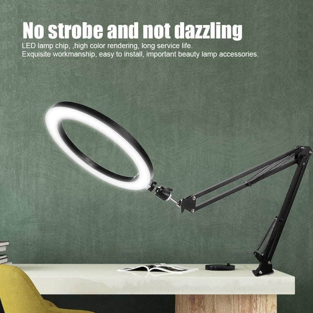 Cabezal de Anillo de Luz LED ZJchao 18W 26cm Ajustable