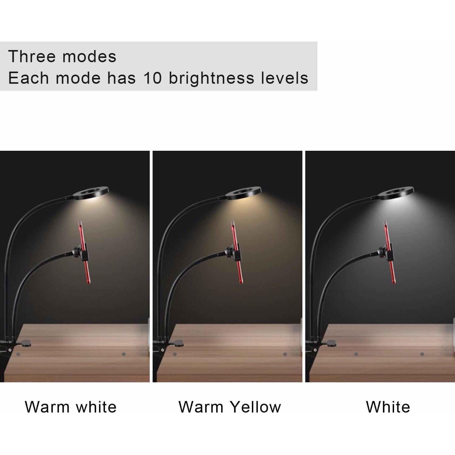 Anillo de Luz LED Selfie Sokani con Soporte para Móvil