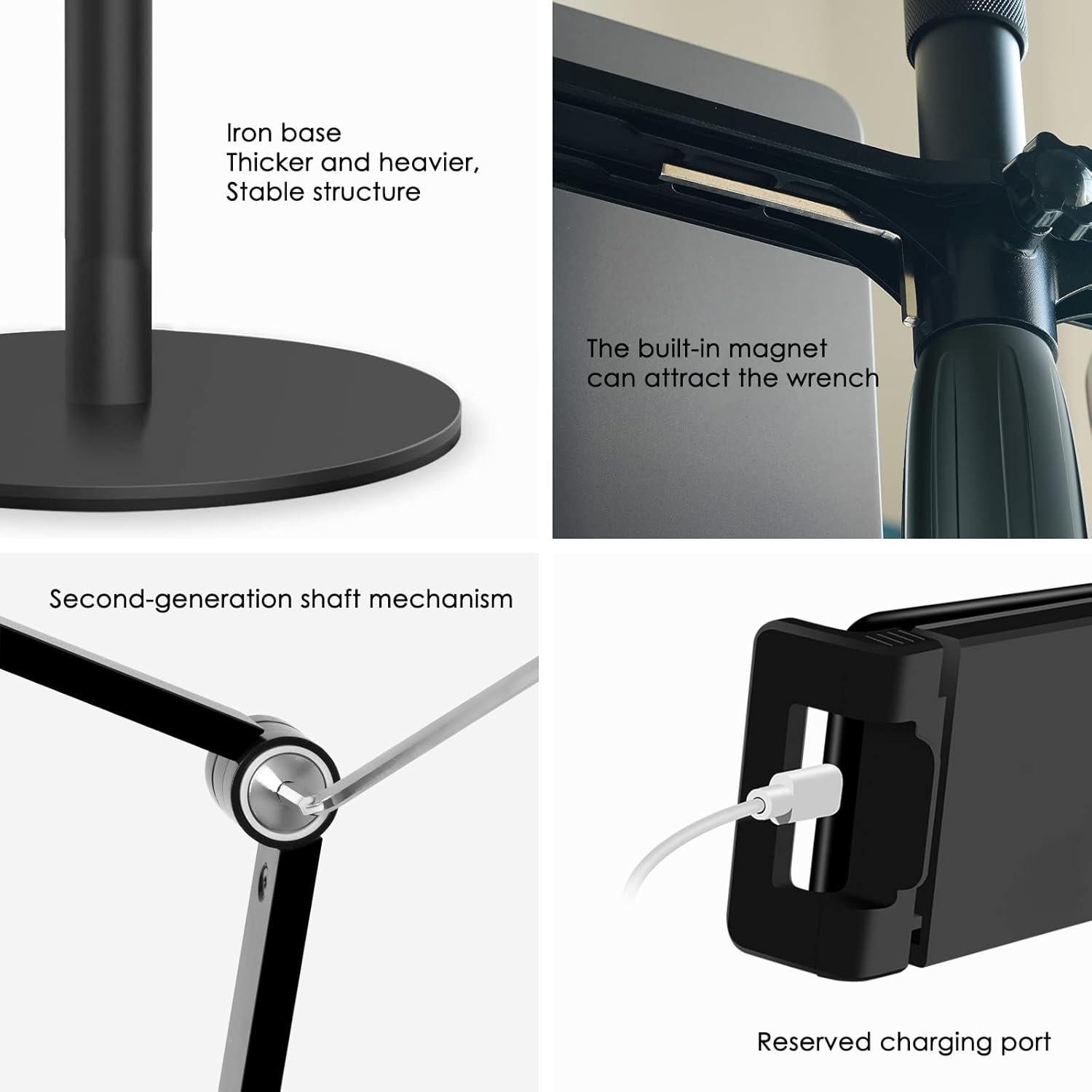 Soporte de Escritorio 3 en 1 Viozon con Luz LED 20 cm