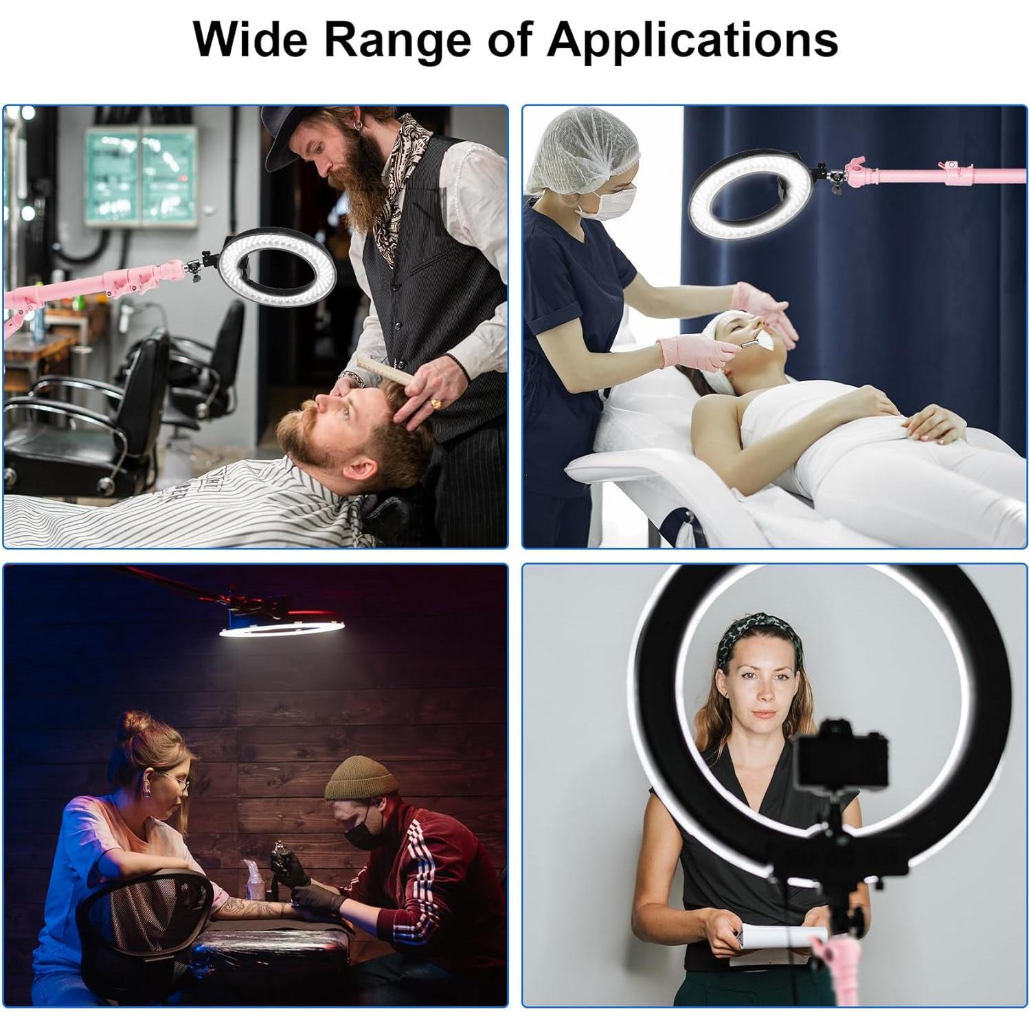 Soporte de Pared Selens para Anillo de Luz 100cm con Brazo Giratorio