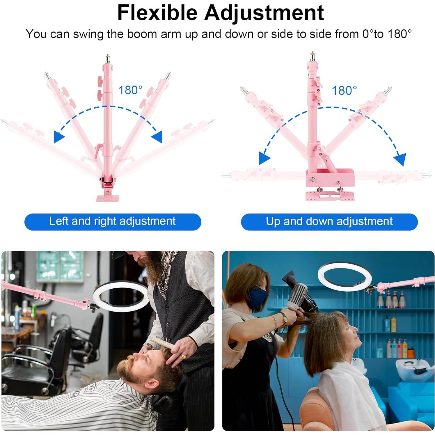 Soporte de Pared Selens para Anillo de Luz 100cm con Brazo Giratorio