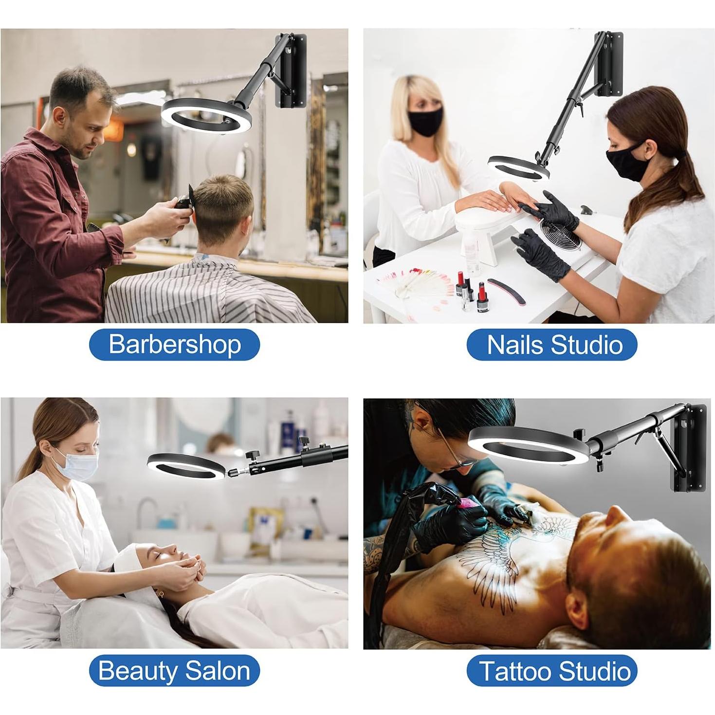 Soporte de Montaje de Luz de Anillo Apoueik SJJ-1 Ajustable 75-130cm