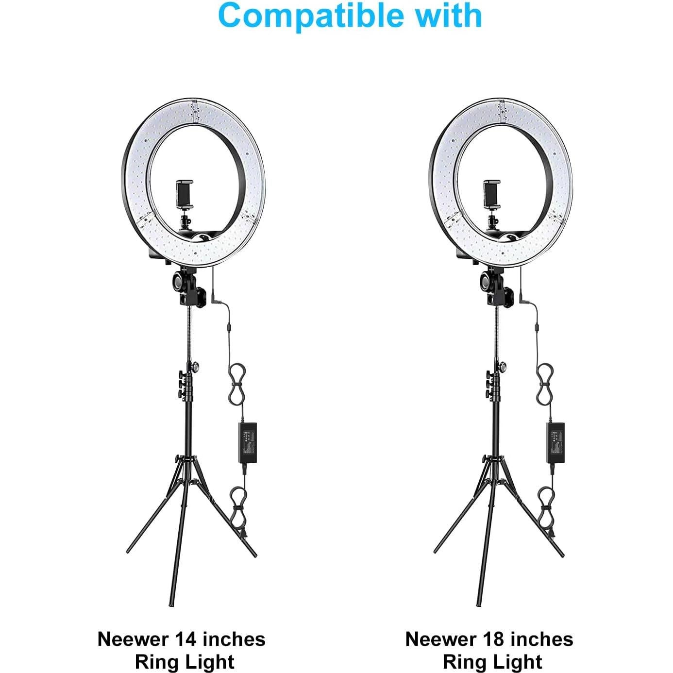 Cable de Alimentación 15V 4.8A Neewer 15FT para Luz de Anillo