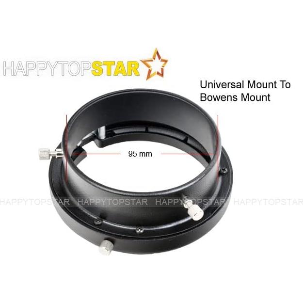 Adaptador Montaje Bowens para Flash Universal HAPPYTOPSTAR