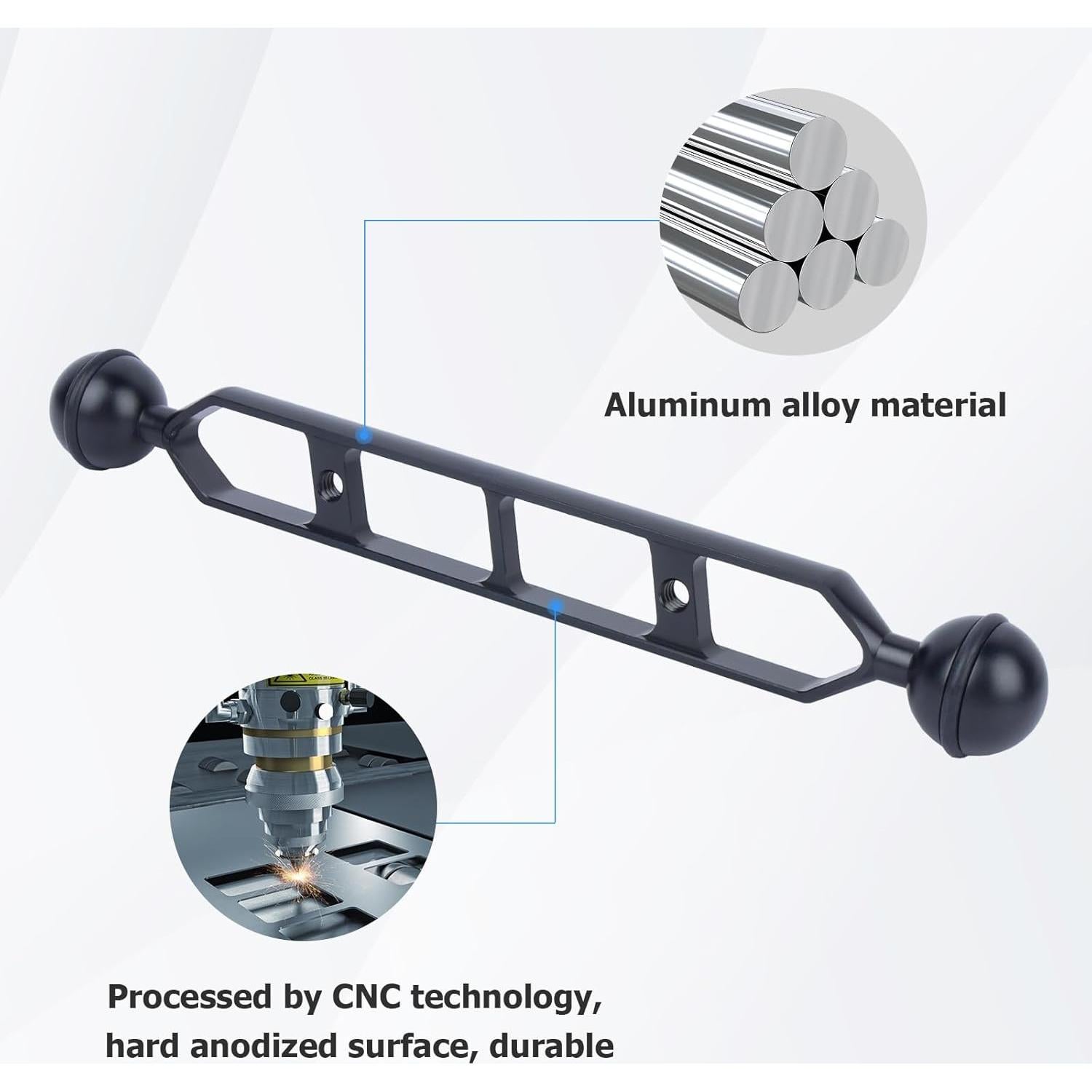 Brazo de Montaje Ajustable Mechrig 9" para GoPro y DSLR