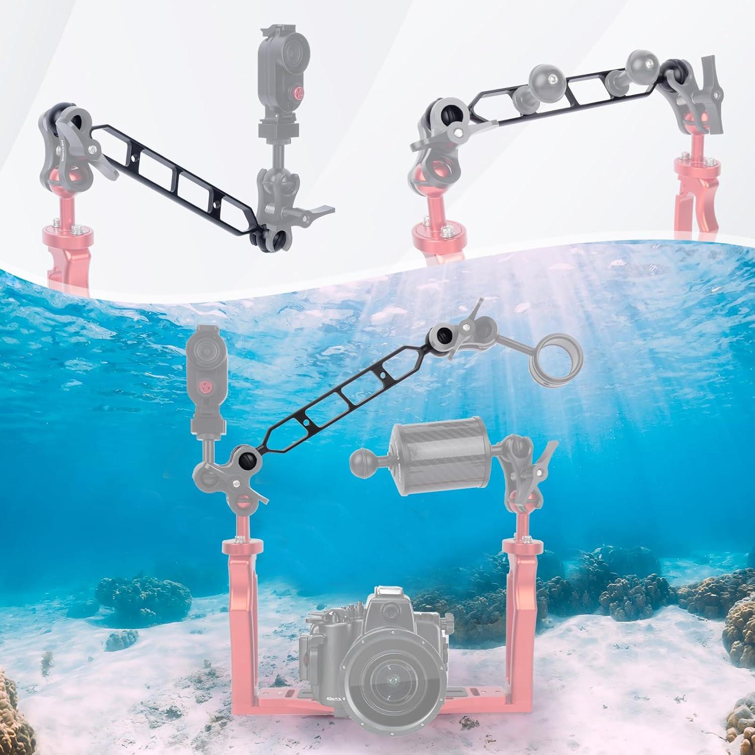 Brazo de Montaje Ajustable Mechrig 9" para GoPro y DSLR