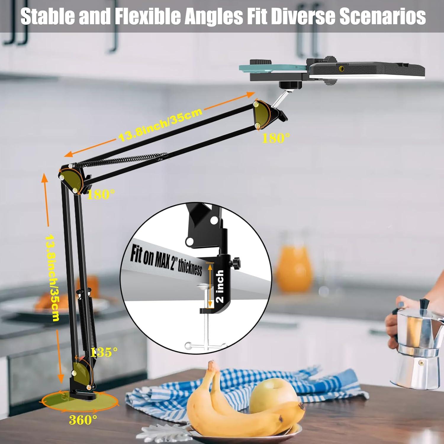 Luz LED para Selfie MLSAC MC-23 con Soporte Ajustable USB