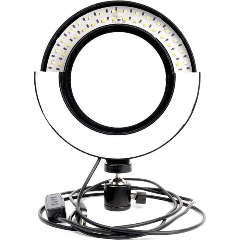 Luz de Anillo LED 15 cm Walway con Adaptador Frío 3 Modos