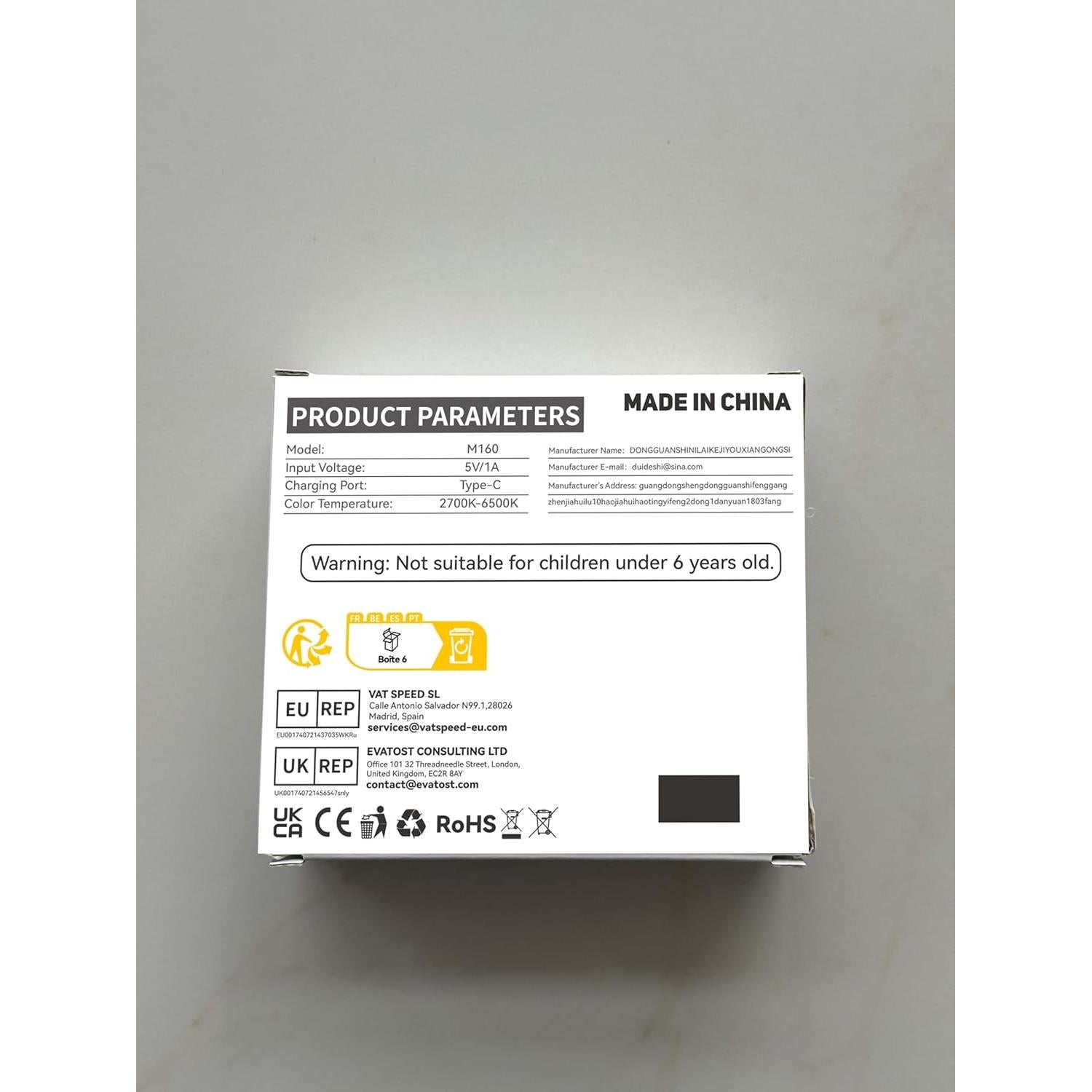 Luz de Selfie Portátil DUIDESHI 90 LED Ajustable 2700K-6500K