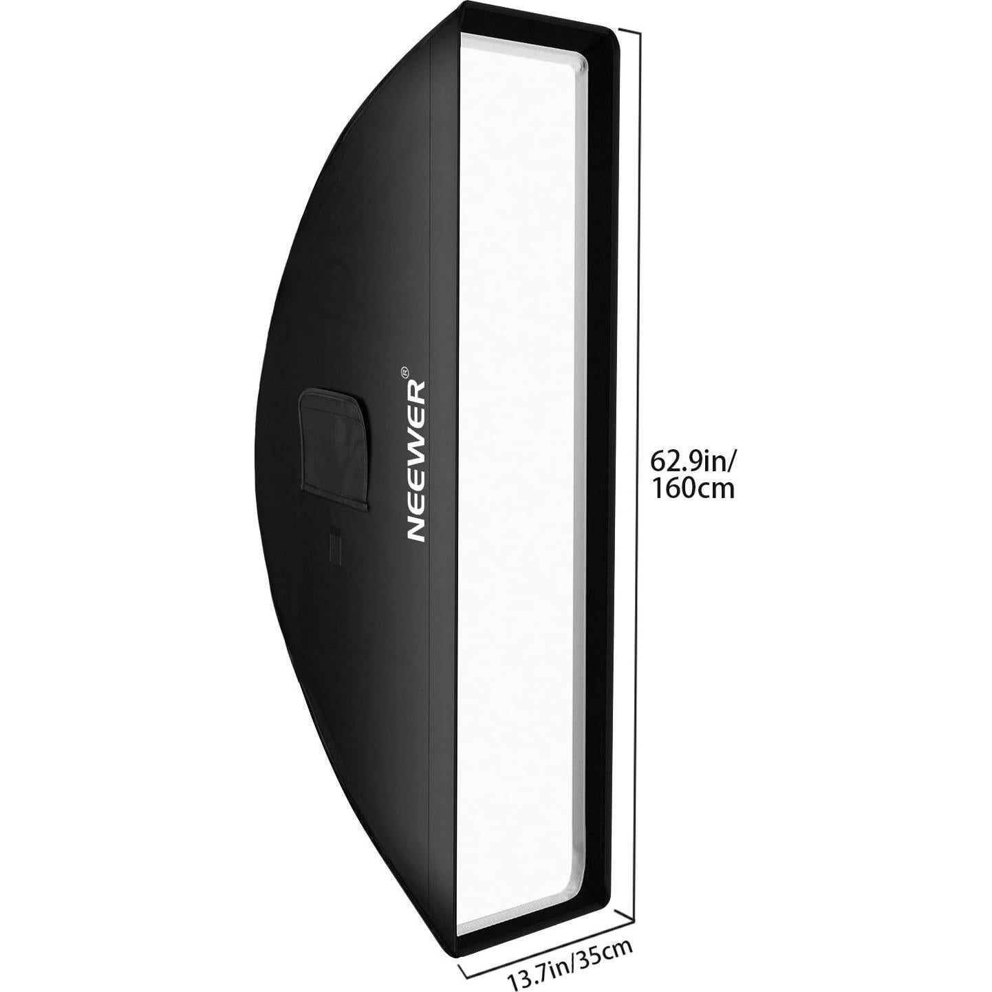 Softbox Neewer 35x160 cm con Rejilla y Montura Bowens