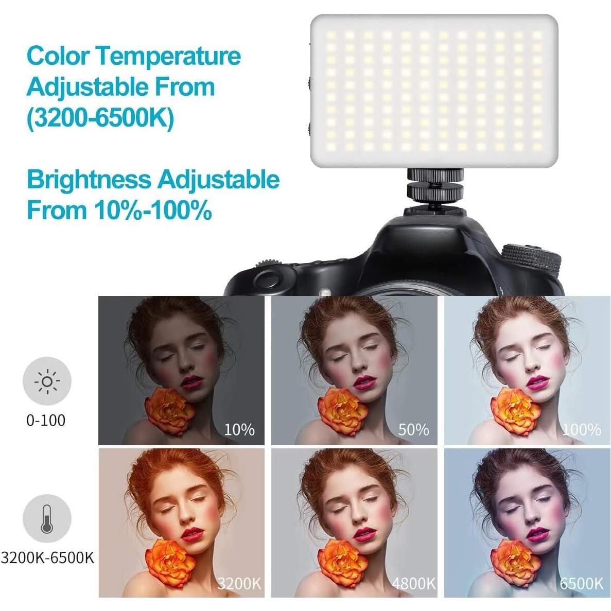 Luz de Video LED VIJIM VL120 Mini Recargable Bi-Color 3200K-6500K