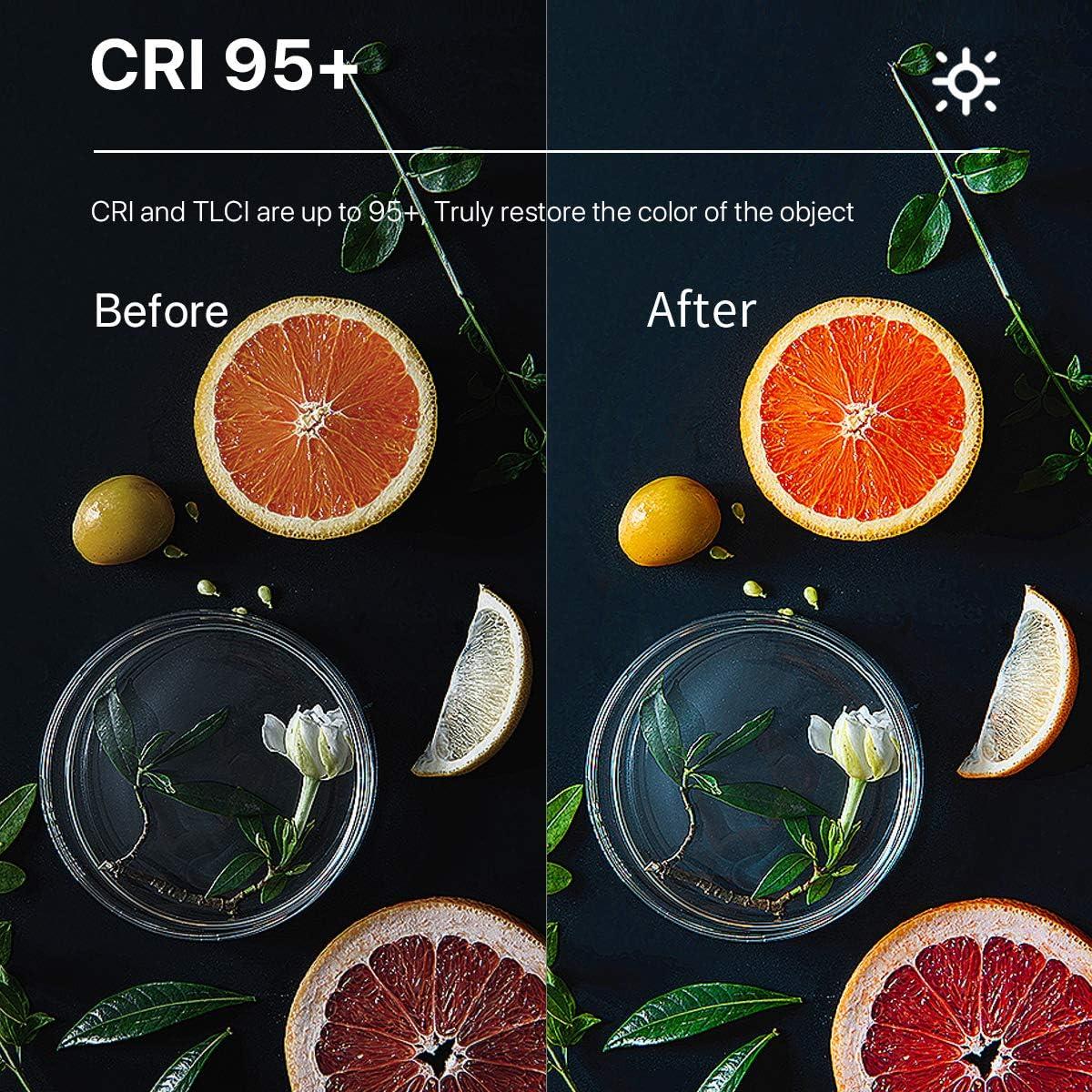 Luz de Video LED VIJIM VL120 Mini Recargable Bi-Color 3200K-6500K