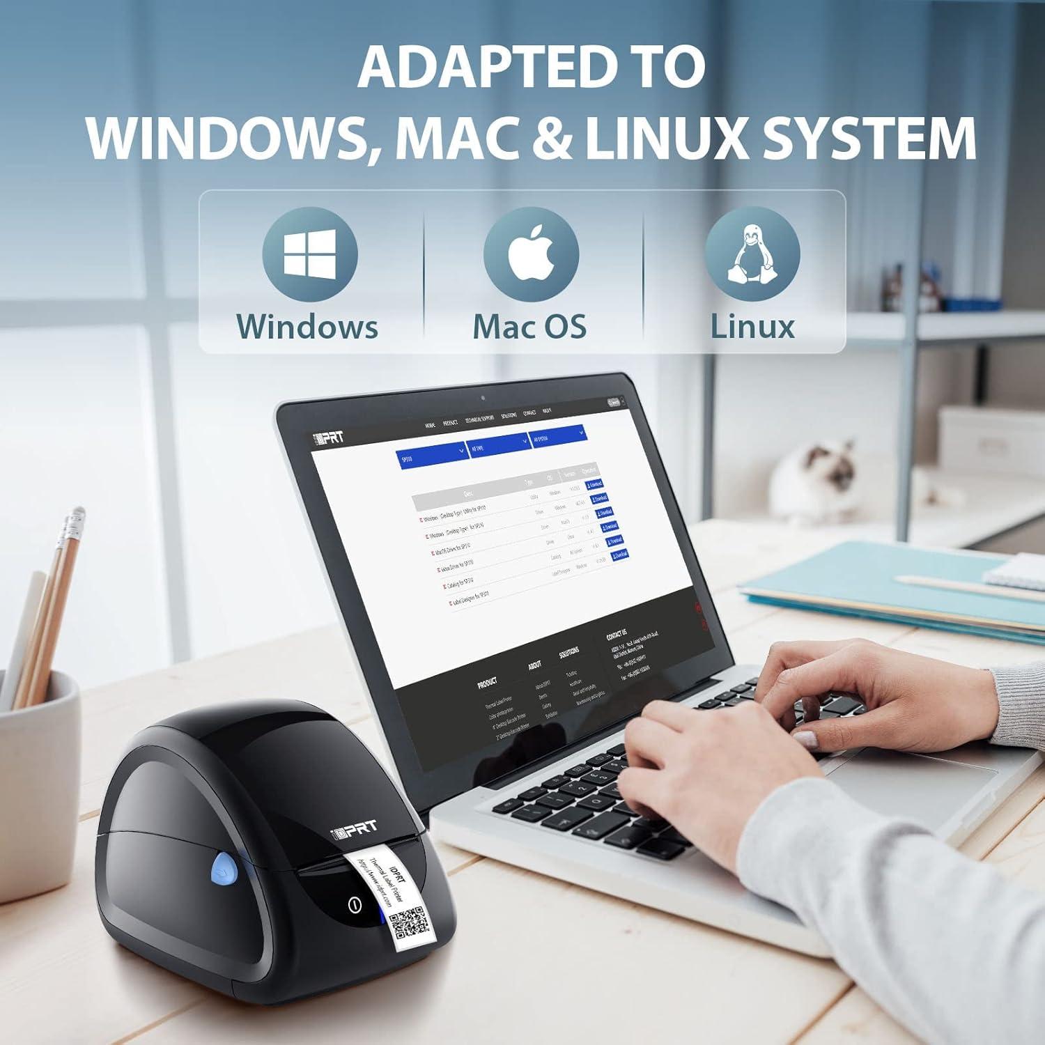 Impresora Térmica de Etiquetas iDPRT SP310 - Soporta 25-80mm