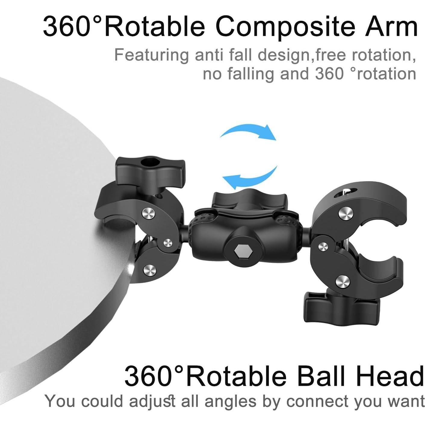 Soporte Abrazadera Doble TsOnaRegion para Fotografía 2.3kg
