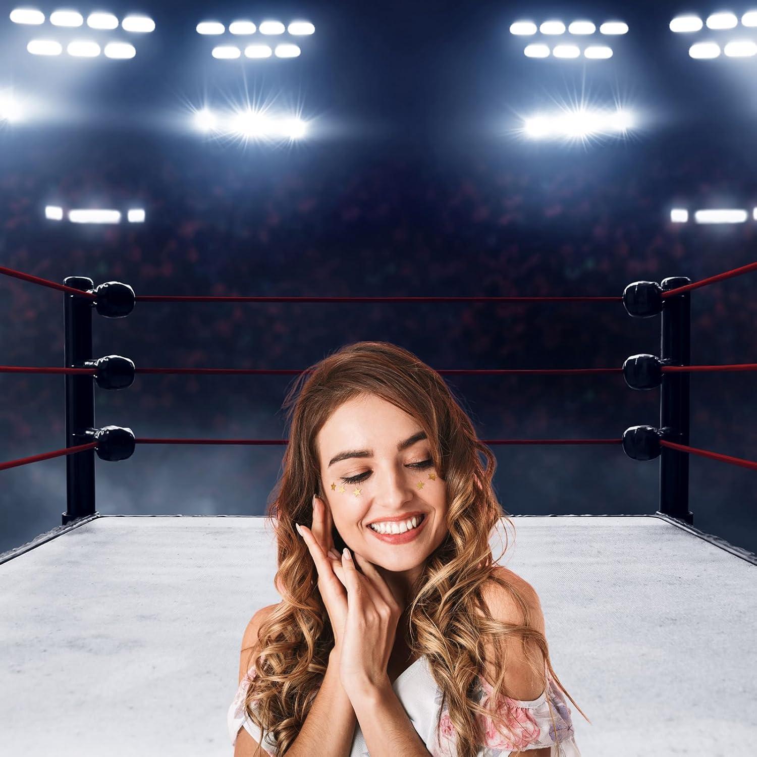 Fondo de Fotografía Boxeo 3x2m Vinilo Personalizado Azul Gris