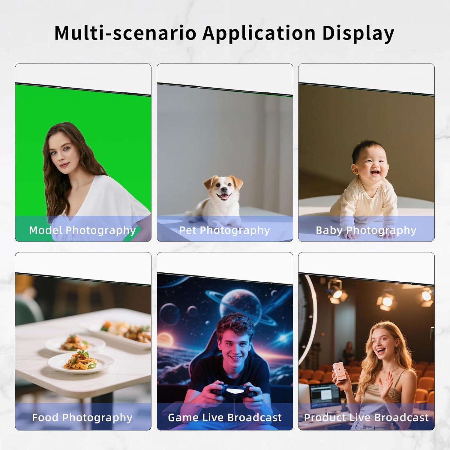 Soporte de Fondo Retráctil Lightdow 3x2.7m con Accesorios