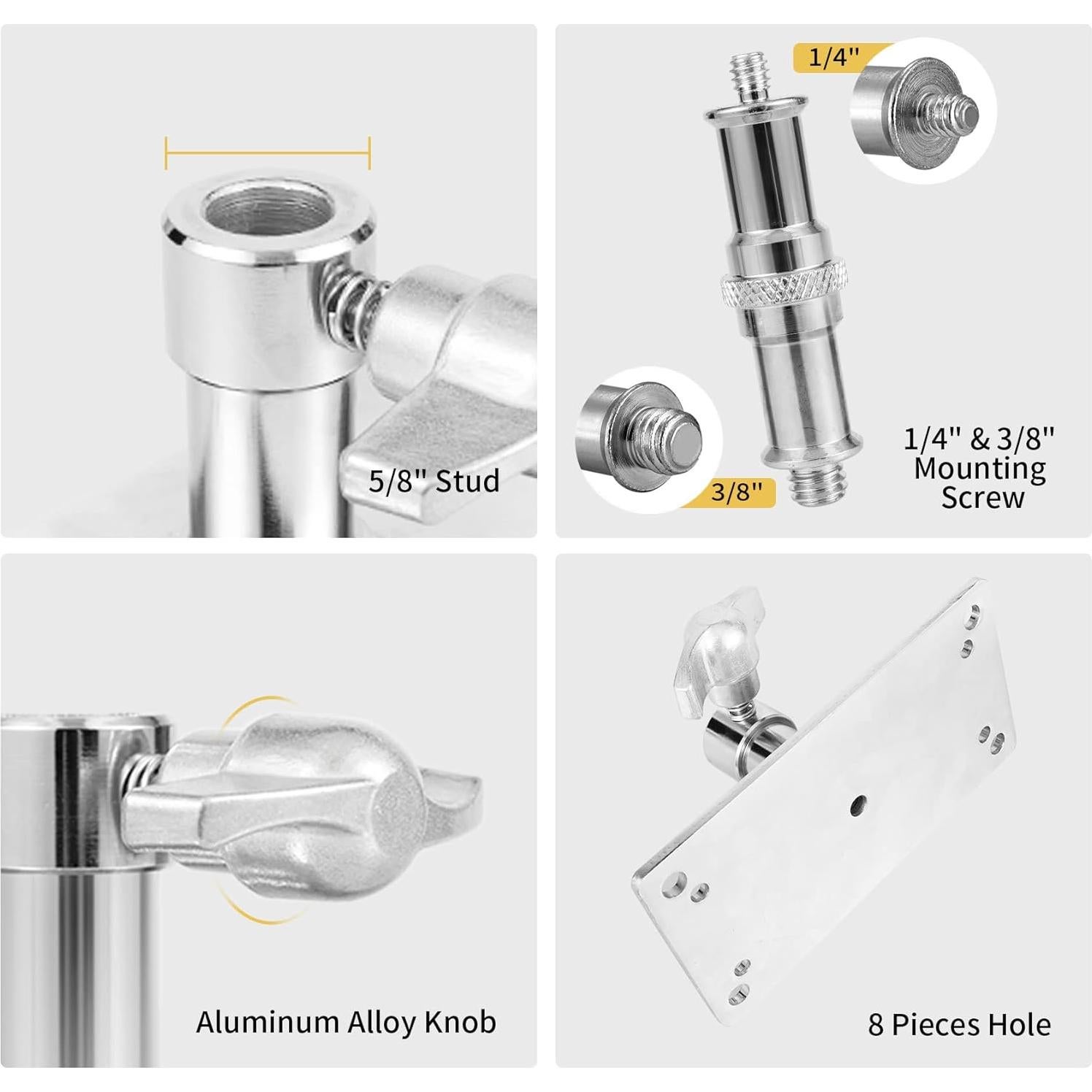 Soporte de Pared para Cámara Meking, Metal, 8x15x15.24cm