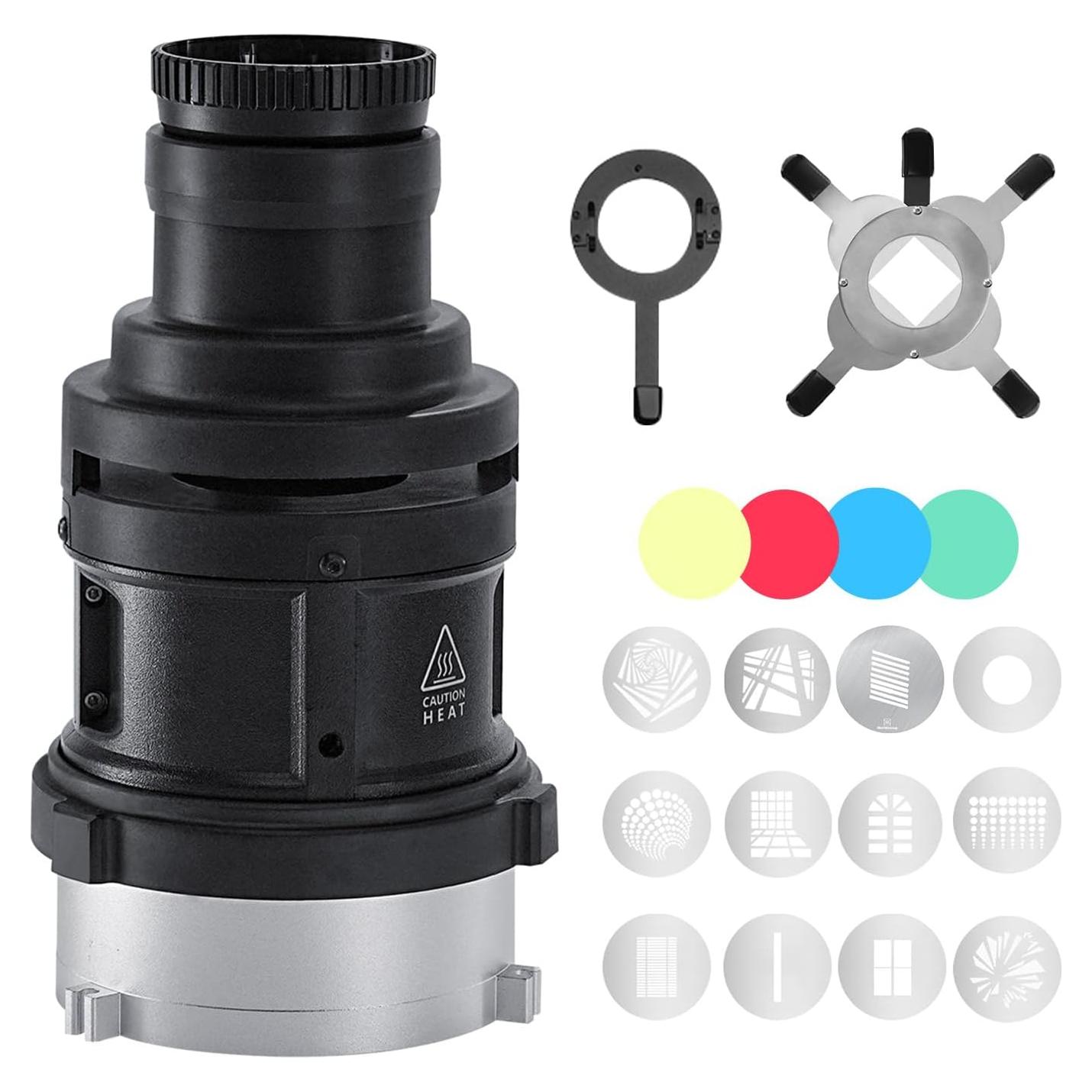 Snoot Óptico Wellmaking S-80LED Montura Bowens 1.28kg